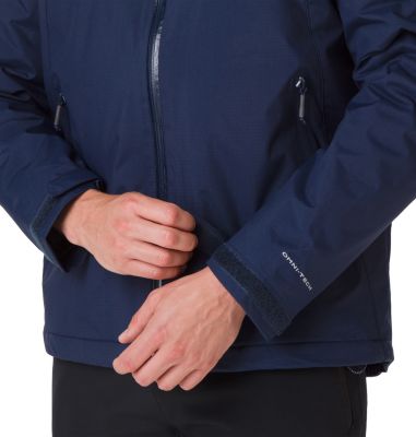 columbia men's top pine insulated rain jacket