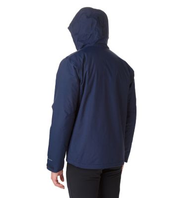 columbia men's top pine insulated rain jacket