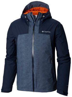 columbia men's top pine insulated rain jacket