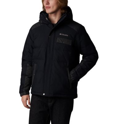 black mens hooded jacket