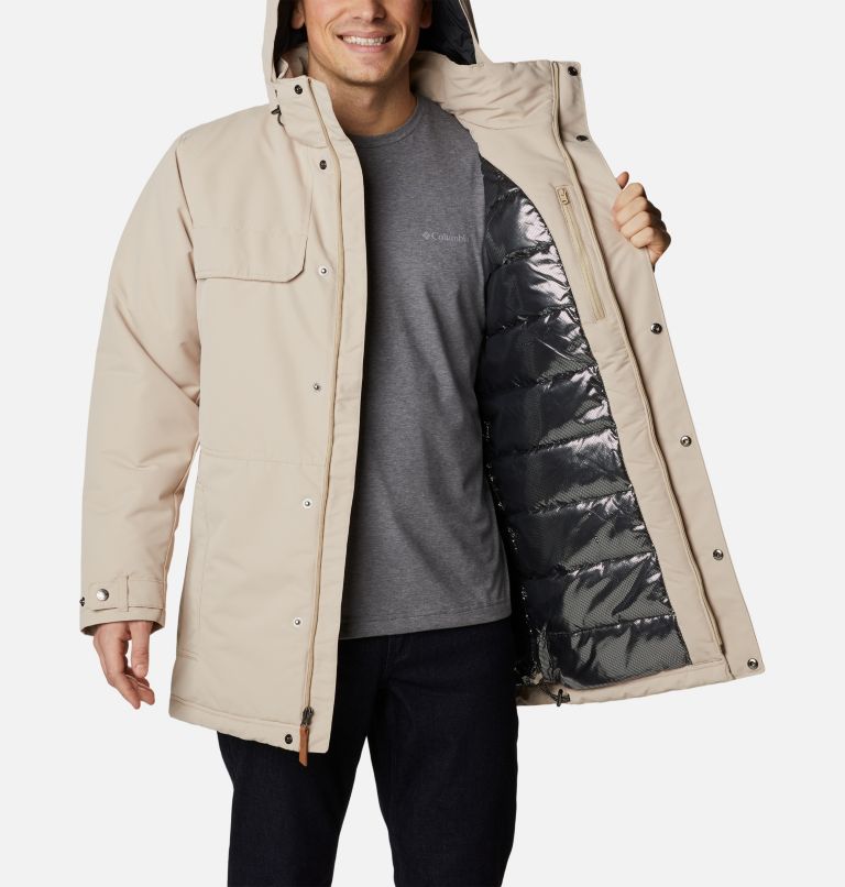 Men's Rugged Path Parka, Color: Ancient Fossil, image 5