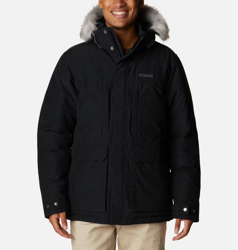 Men's Marquam Peak Jacket, Color: Black, image 1