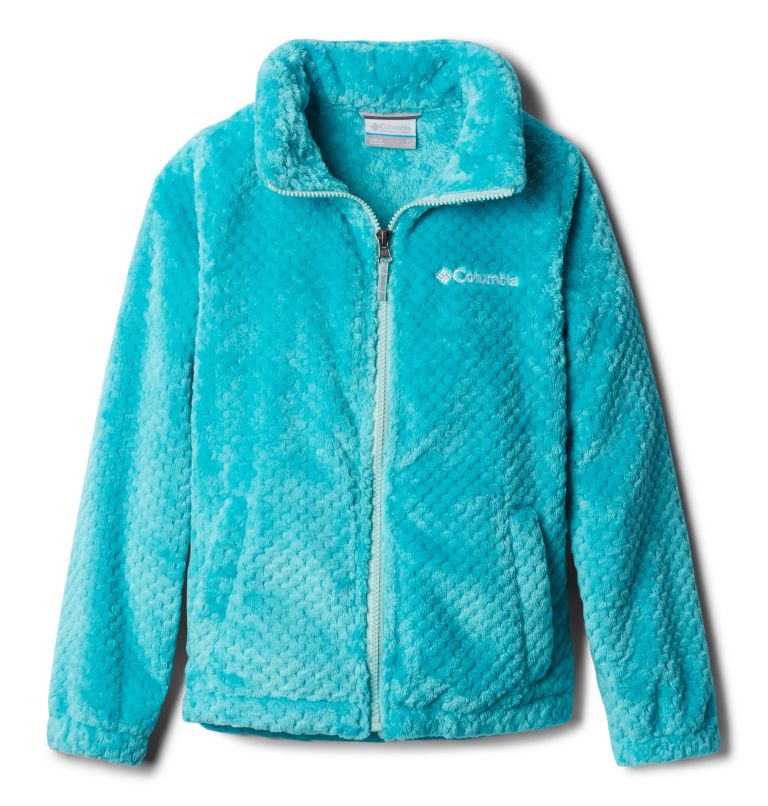Girls' Fire Side Sherpa Jacket, Color: Geyser, image 1