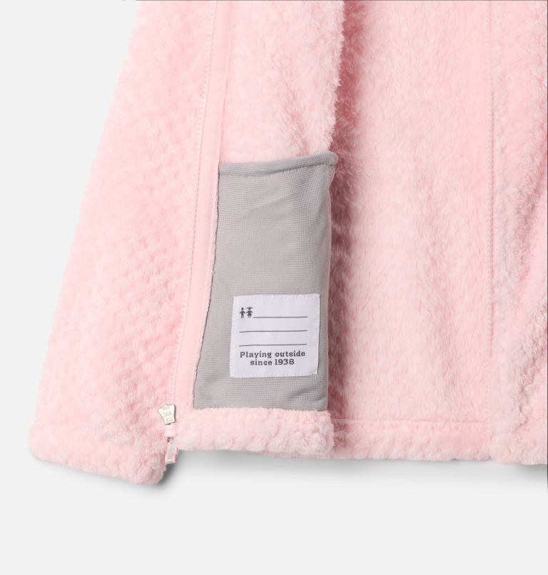 Girls' Fire Side Sherpa Jacket, Color: Satin Pink, image 3
