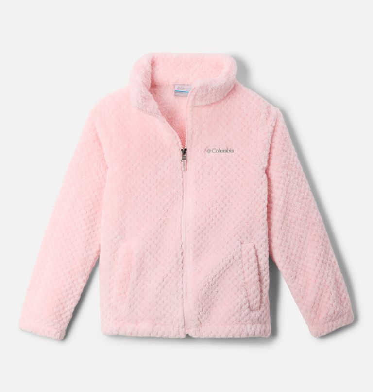Girls' Fire Side Sherpa Jacket, Color: Satin Pink, image 1