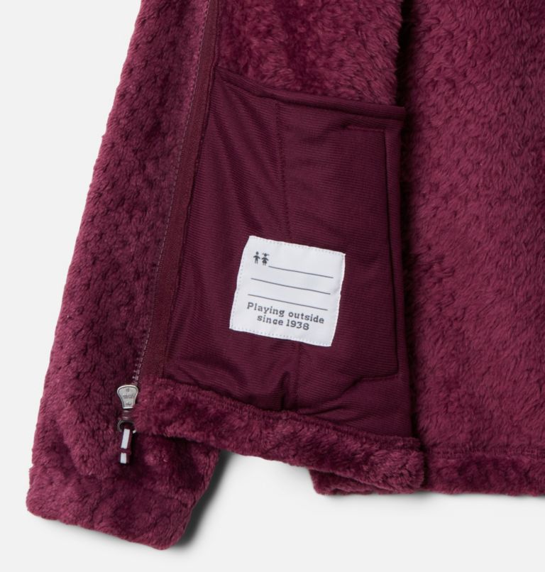 Fire Side Sherpa Full Zip | 616 | M, Color: Marionberry, image 3