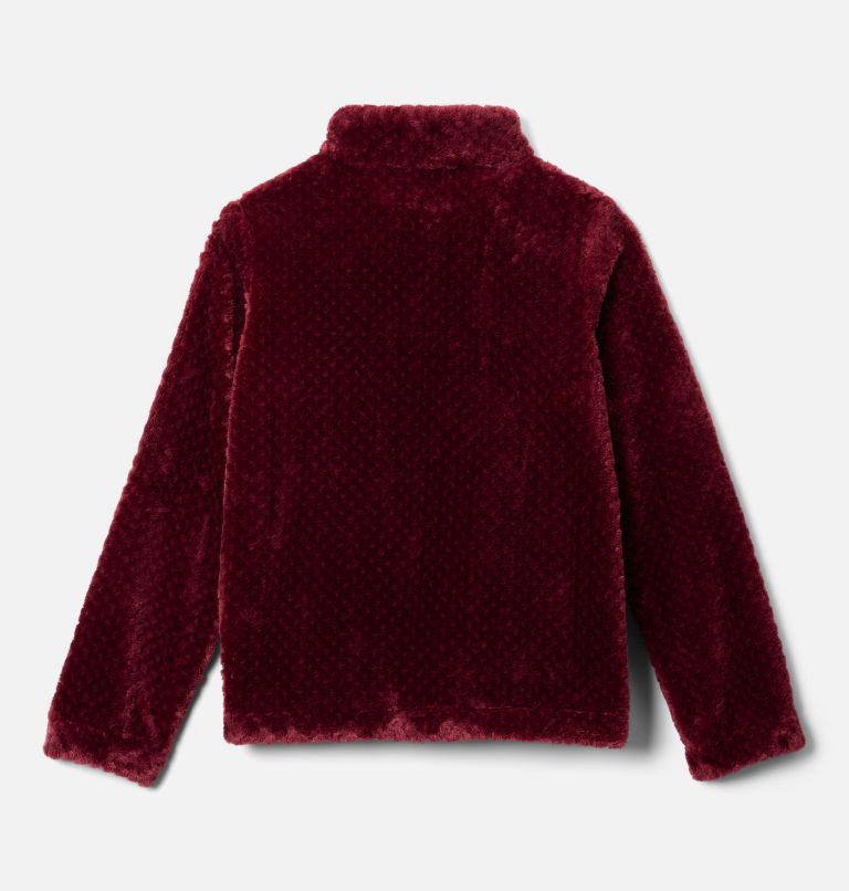 Girls' Fire Side Sherpa Jacket, Color: Rich Wine, image 2