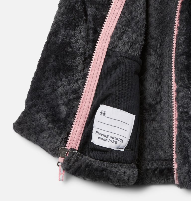 Girls’ Infant Fire Side Sherpa Jacket, Color: Shark, image 3