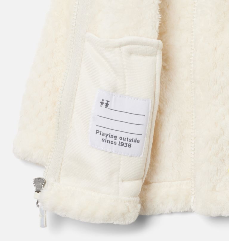 Girls’ Infant Fire Side Sherpa Jacket, Color: Chalk, image 3