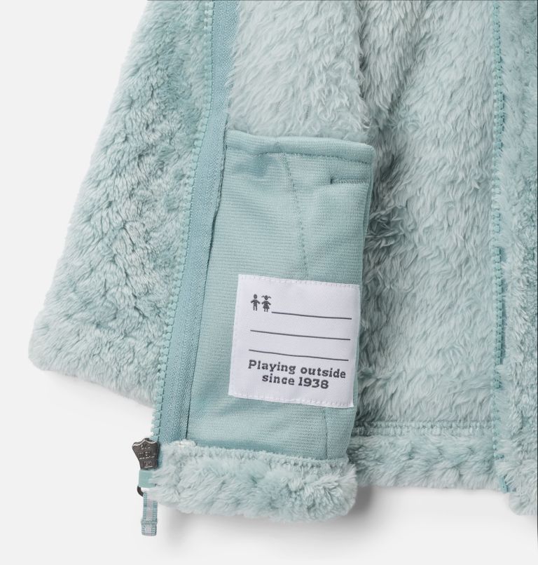 Girls’ Infant Fire Side Sherpa Jacket, Color: Crushed Blue, image 3