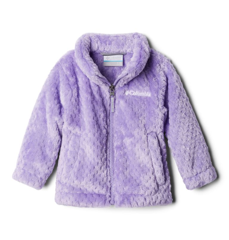 Girls’ Infant Fire Side Sherpa Jacket, Color: Paisley Purple, image 1