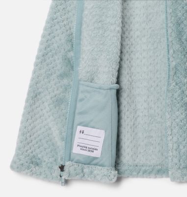 Youth Fire Side Fleecejacke , Color: Crushed Blue, image 6