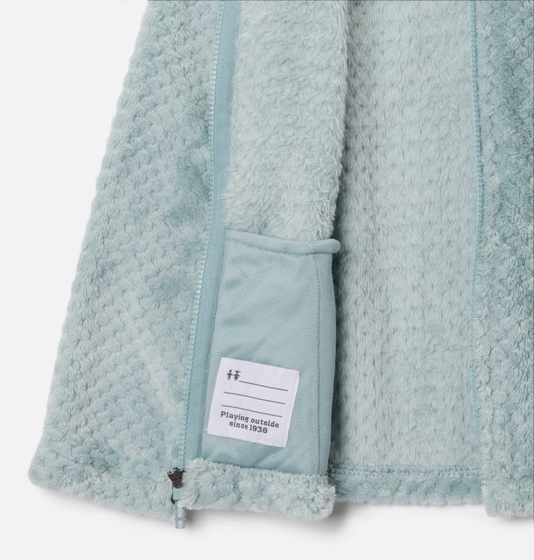 Chaqueta de forro polar sherpa Fire Side para niña, Color: Crushed Blue, image 3