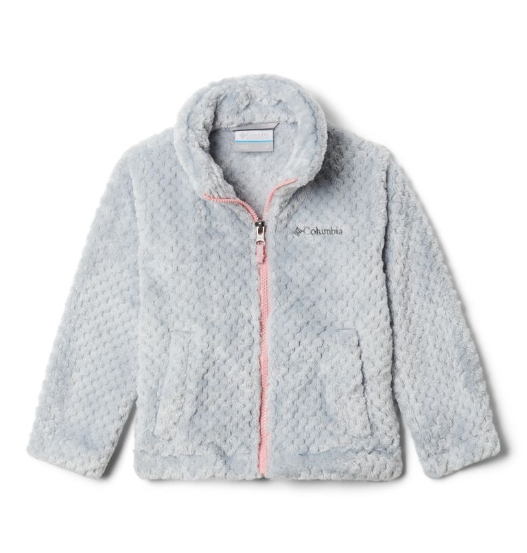 Girls' Toddler Fire Side Sherpa Full Zip, Color: Columbia Grey, image 1