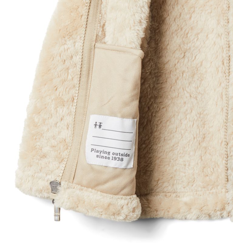 Girls' Toddler Fire Side Sherpa Full Zip, Color: Ancient Fossil, image 3