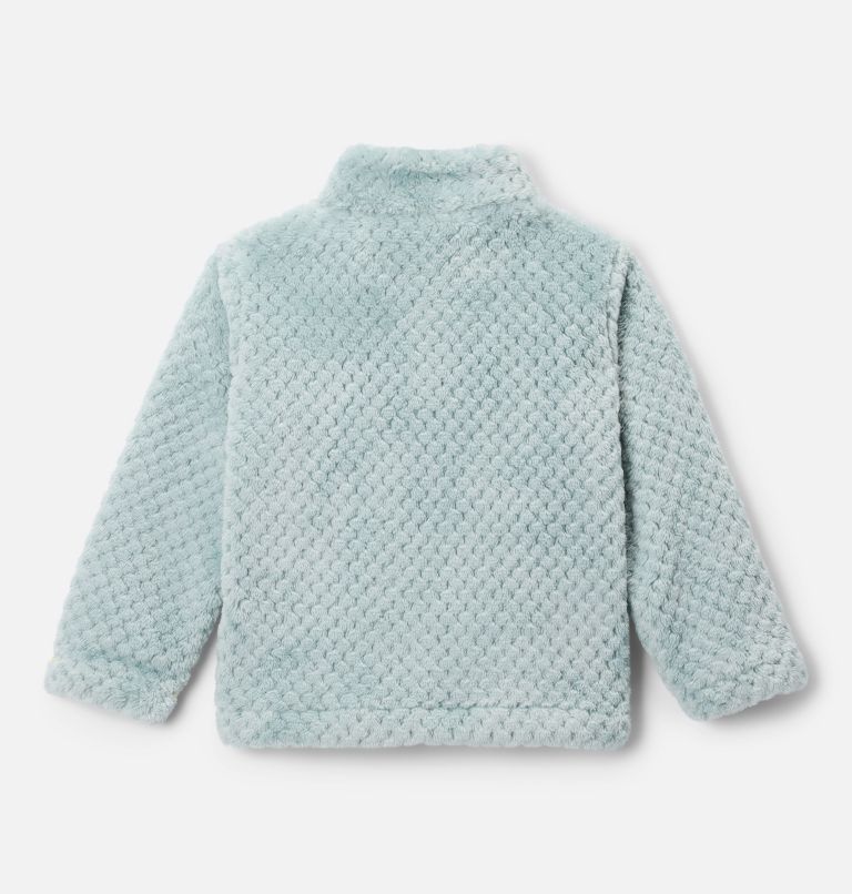 Girls' Toddler Fire Side Sherpa Full Zip, Color: Crushed Blue, image 2