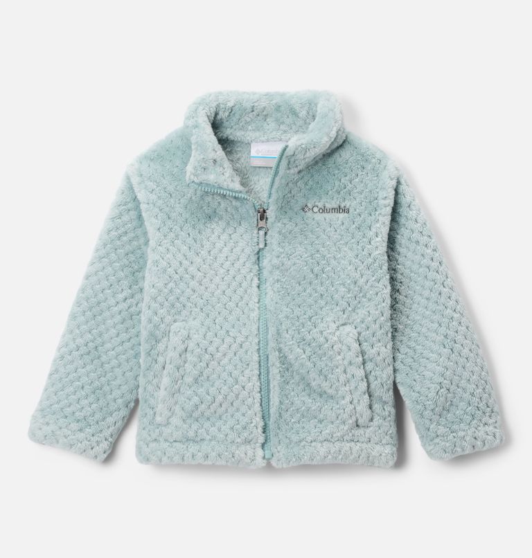 Girls' Toddler Fire Side Sherpa Full Zip, Color: Crushed Blue, image 1
