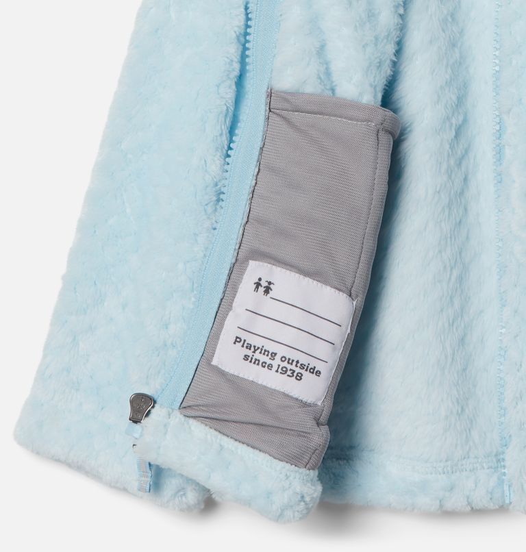 Thumbnail: Girls' Toddler Fire Side Sherpa Full Zip, Color: Spring Blue, image 3