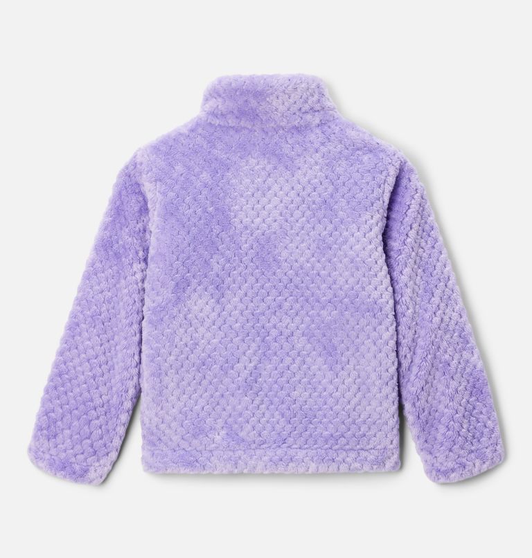 Girls' Toddler Fire Side Sherpa Full Zip, Color: Paisley Purple, image 2