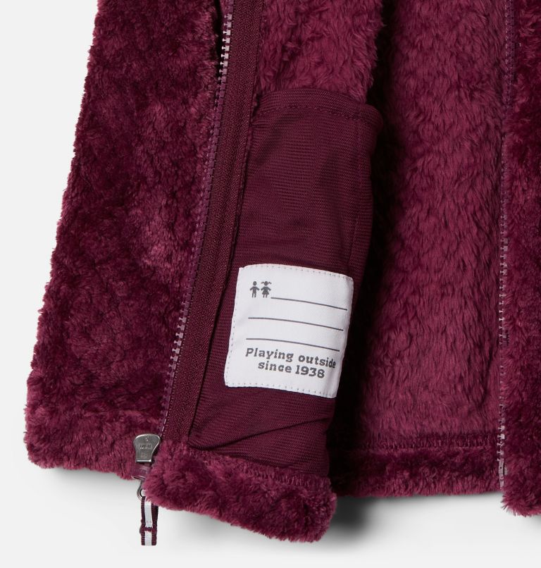 Thumbnail: Toddler Fire Side Sherpa Full Zip, Color: Marionberry, image 3
