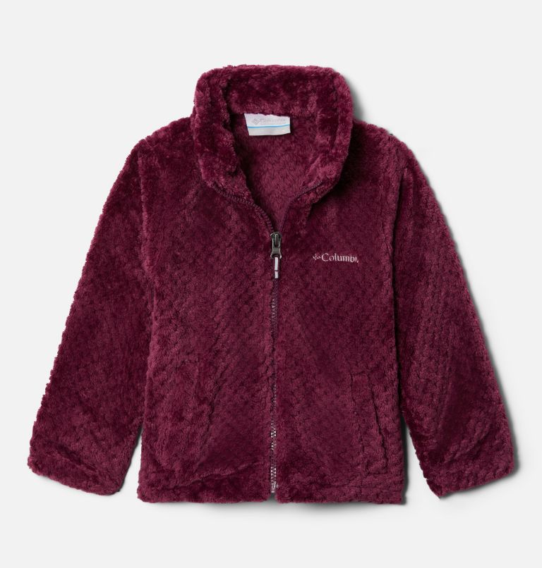 Toddler Fire Side Sherpa Full Zip, Color: Marionberry, image 1