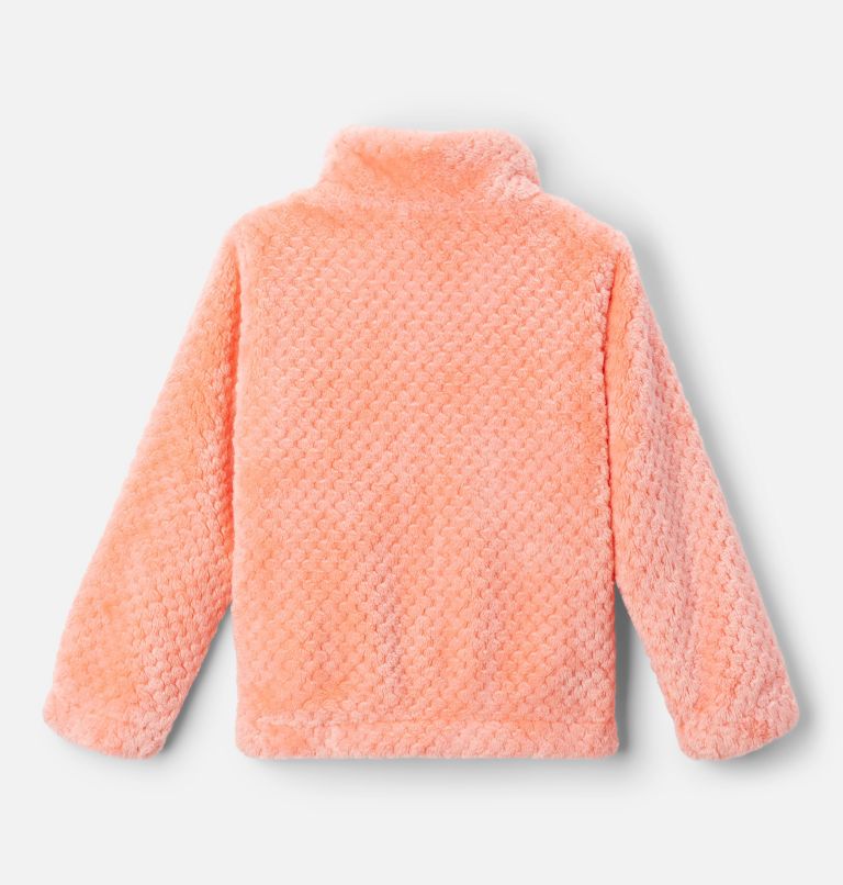 Girls' Toddler Fire Side Sherpa Full Zip, Color: Hot Coral, image 2