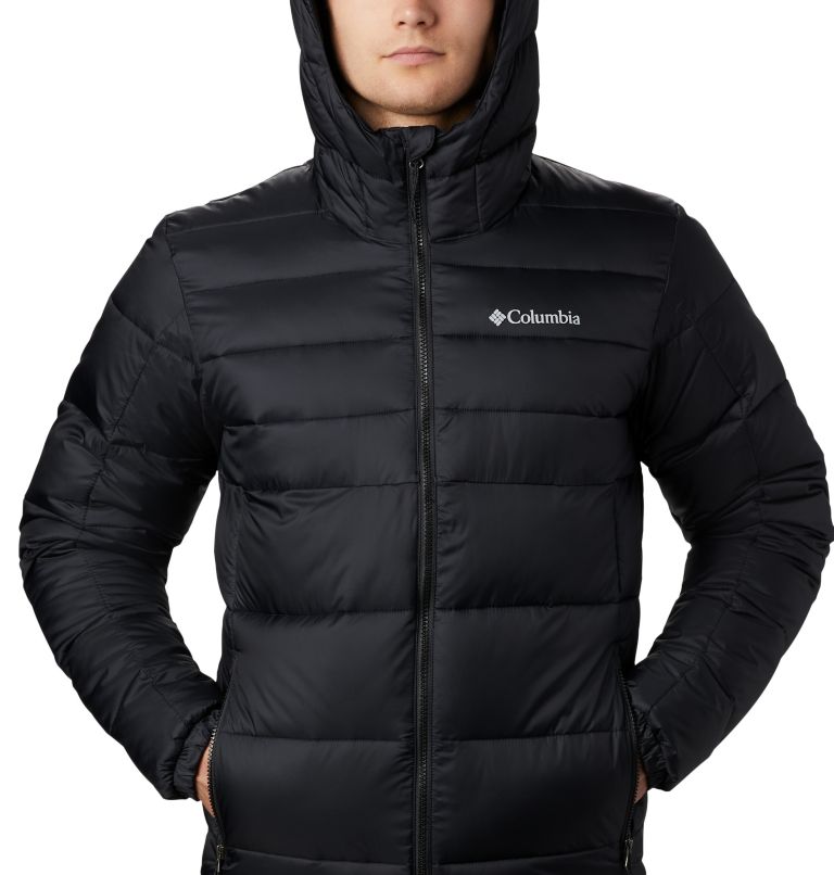 Thumbnail: Men's Buck Butte Hooded Synthetic Down Jacket, Color: Black, image 4
