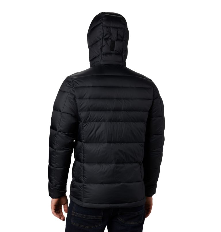 Thumbnail: Men's Buck Butte Hooded Synthetic Down Jacket, Color: Black, image 2