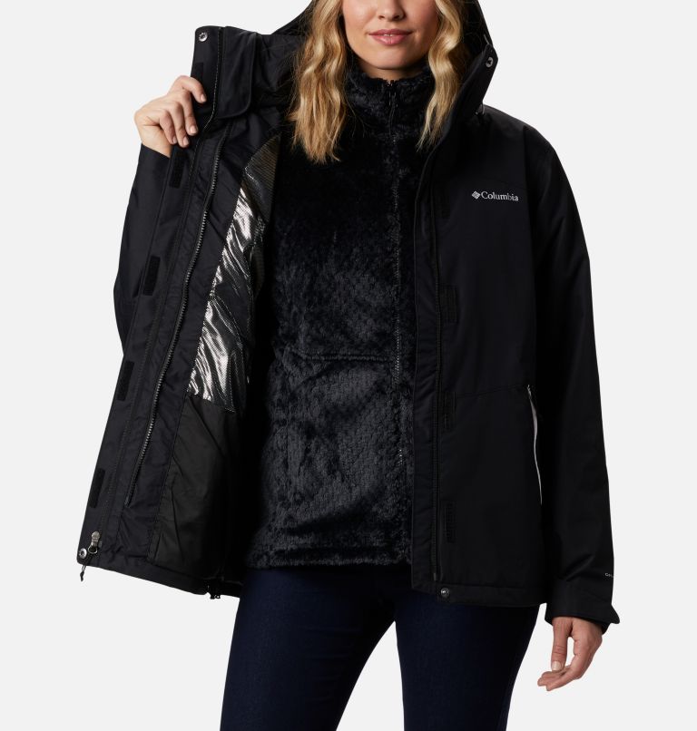 Women's Bugaboo II Fleece 3-in-1 Waterproof Jacket, Color: Black, image 5