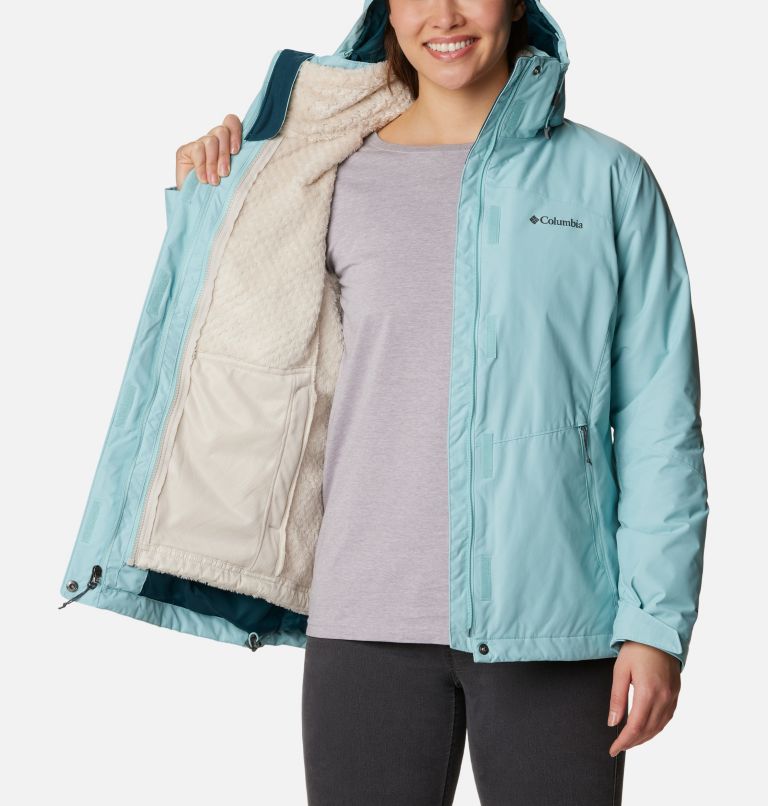 Fleece and outlet waterproof jacket