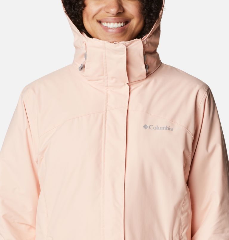 Women's Bugaboo II Fleece 3-in-1 Waterproof Jacket, Color: Peach Blossom, image 4