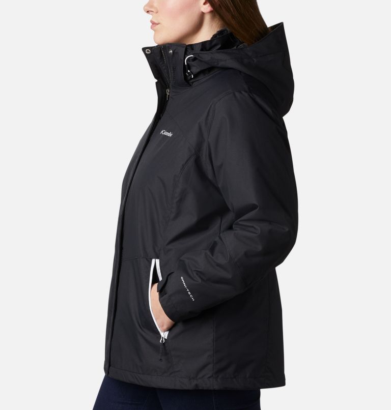 Manteau Interchange en laine polaire Bugaboo II pour femme — Grandes tailles, Color: Black, image 3