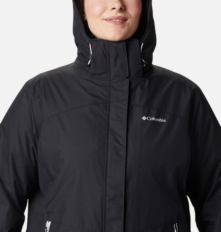 Manteau Interchange en laine polaire Bugaboo II pour femme — Grandes tailles, Color: Black, image 4