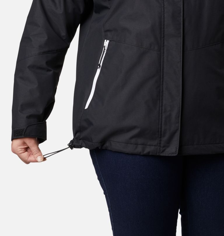 Manteau Interchange en laine polaire Bugaboo II pour femme — Grandes tailles, Color: Black, image 7