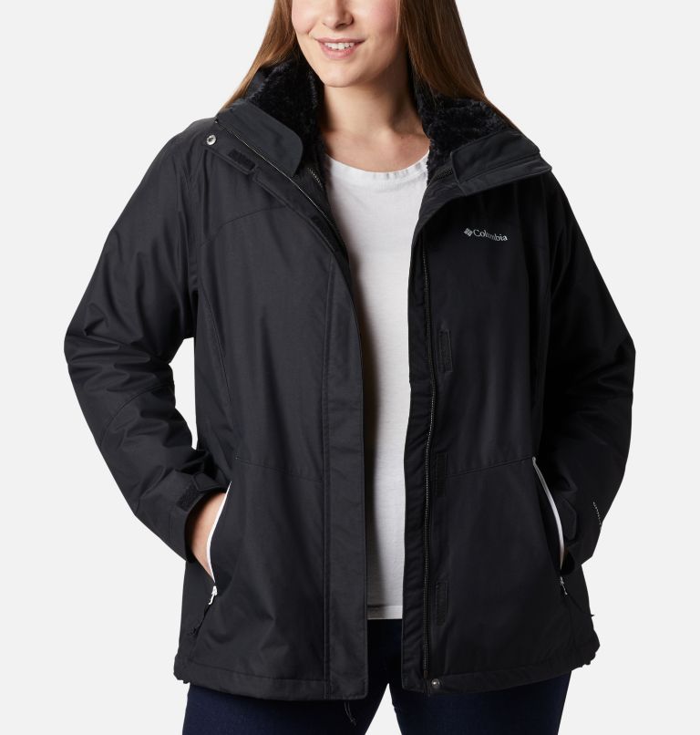 Manteau Interchange en laine polaire Bugaboo II pour femme — Grandes tailles, Color: Black, image 1