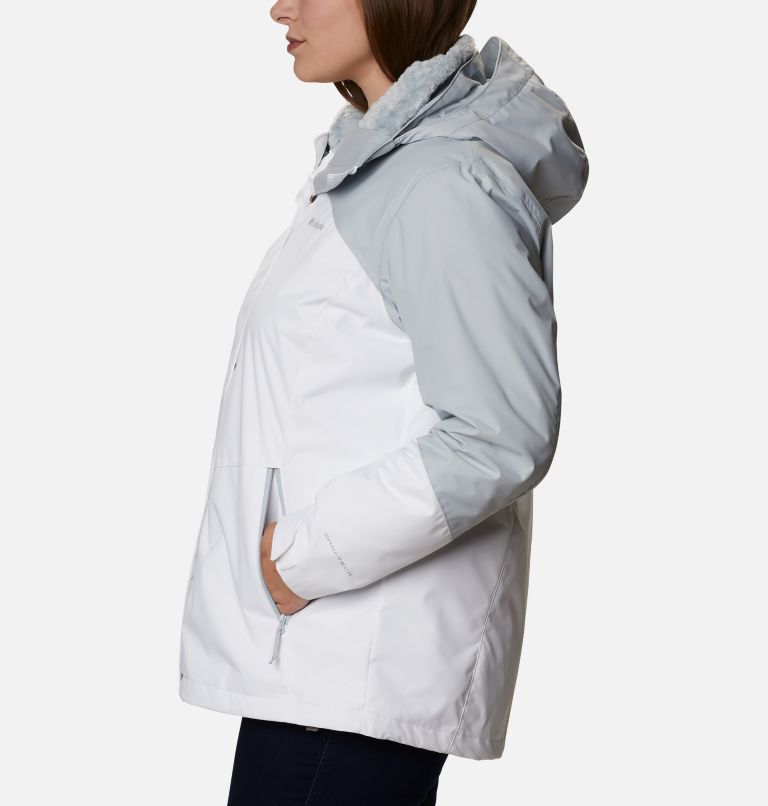 Bugaboo II Fleece Interchange Jacket | 100 | 1X, Color: White, Cirrus Grey, image 3