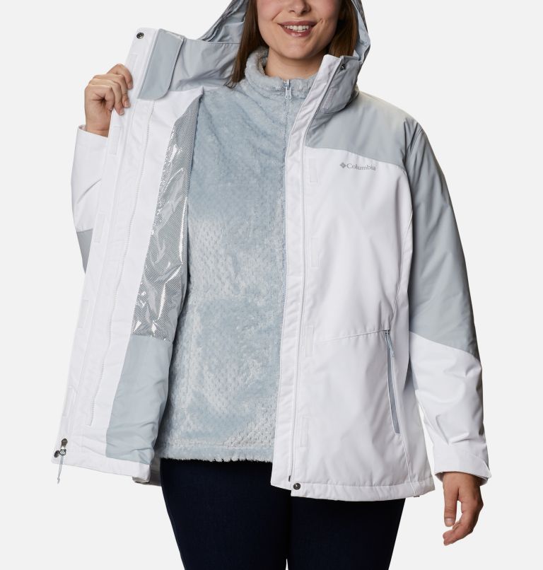 Bugaboo II Fleece Interchange Jacket | 100 | 1X, Color: White, Cirrus Grey, image 5