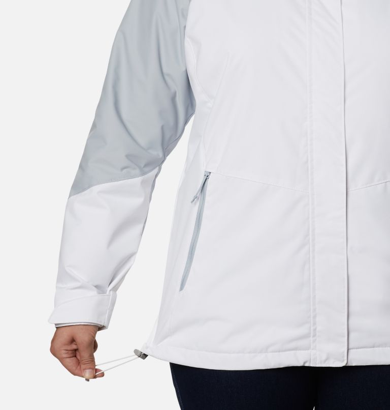 Bugaboo II Fleece Interchange Jacket | 100 | 1X, Color: White, Cirrus Grey, image 6