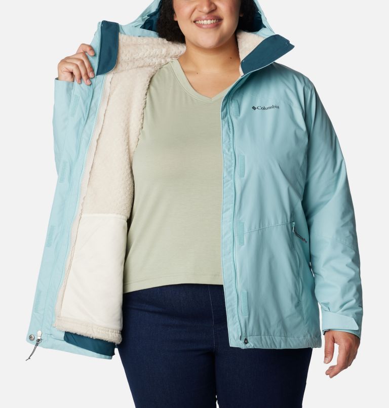 Women's Bugaboo II Fleece Interchange Jacket - Plus, Color: Aqua Haze, image 5