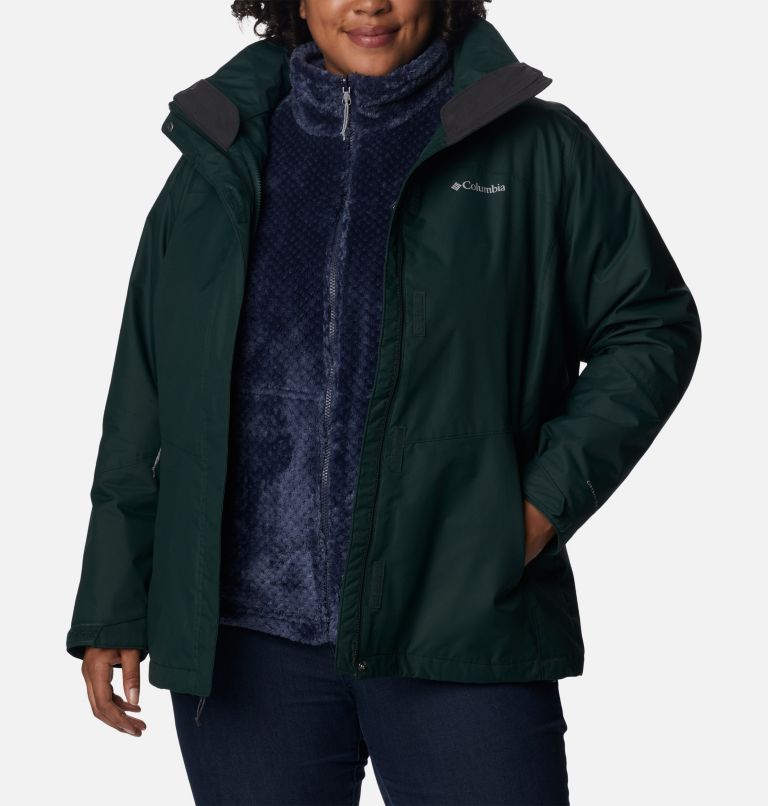 Manteau Interchange en laine polaire Bugaboo II pour femme — Grandes tailles, Color: Spruce, image 13