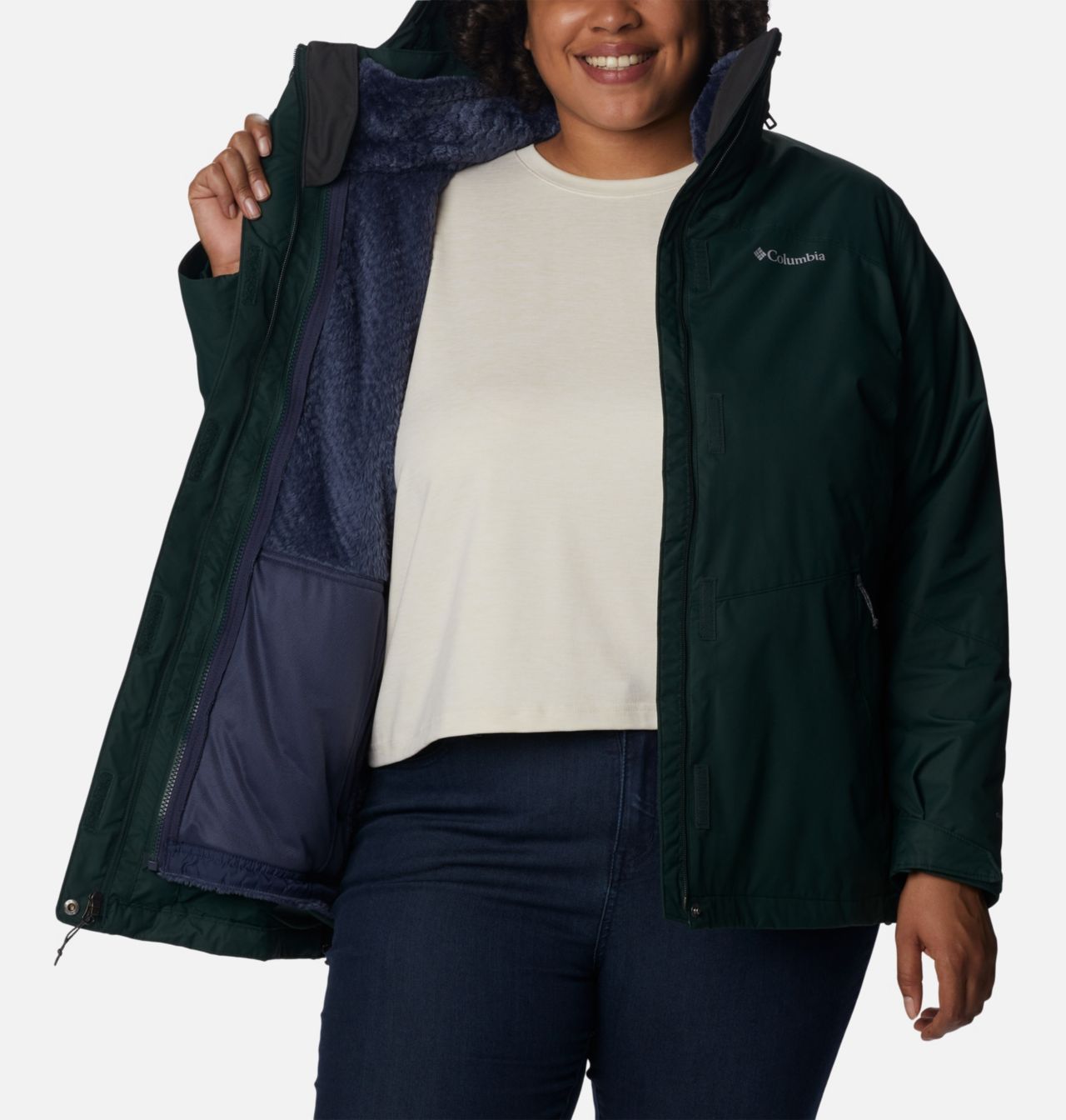 Women's Bugaboo™ II Fleece Interchange Jacket - Plus Size 10