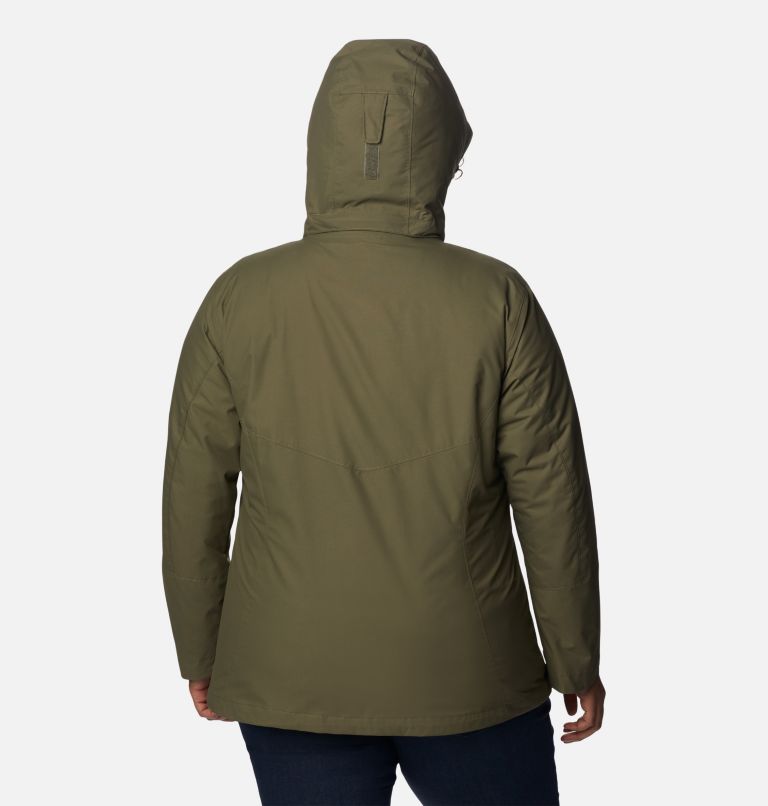 Thumbnail: Women's Bugaboo II Fleece Interchange Jacket - Plus Size, Color: Stone Green, image 2