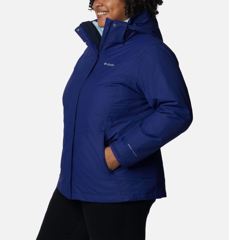 Thumbnail: Women's Bugaboo II Fleece Interchange Jacket - Plus Size, Color: Dark Sapphire, image 3