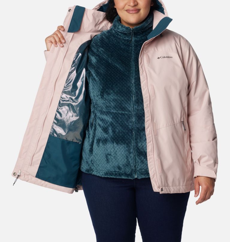 Columbia Women's Bugaboo II Fleece Interchange Jacket, Aqua Haze, Small :  : Clothing, Shoes & Accessories