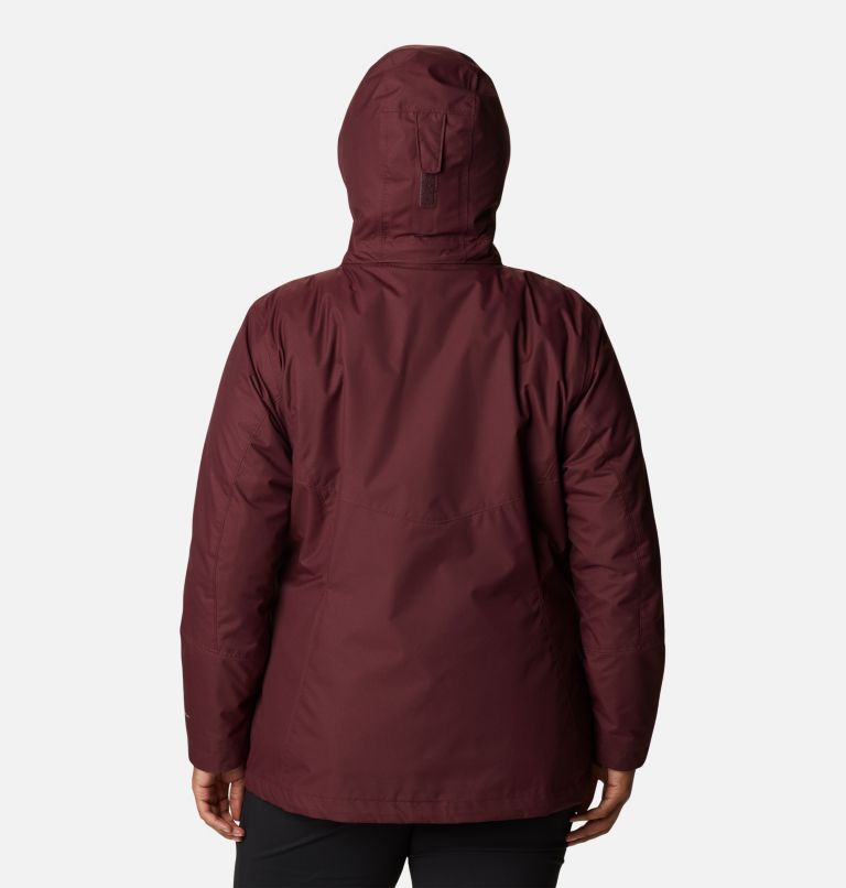 Manteau Interchange en laine polaire Bugaboo II pour femme — Grandes tailles, Color: Malbec, image 2