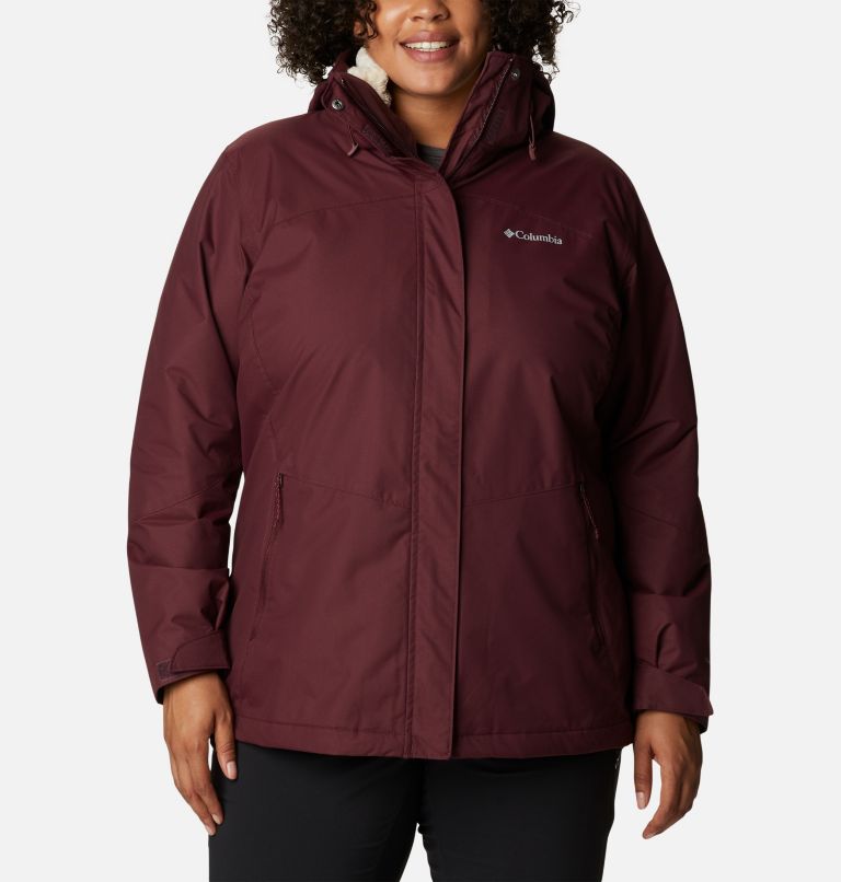 Women’s Bugaboo II Fleece Interchange Jacket - Plus Size, Color: Malbec