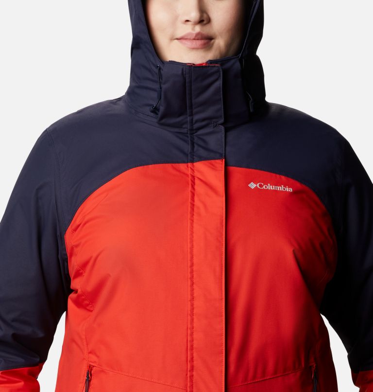 Women’s Bugaboo II Fleece Interchange Jacket - Plus Size, Color: Bold Orange