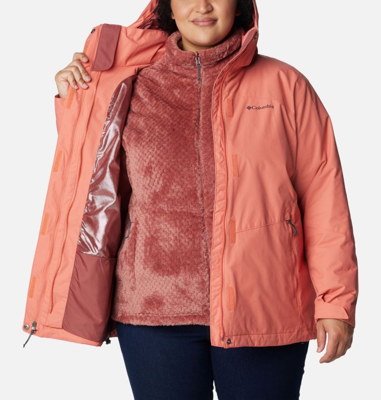 Thumbnail: Women's Bugaboo II Fleece Interchange Jacket - Plus, Color: Faded Peach, image 5