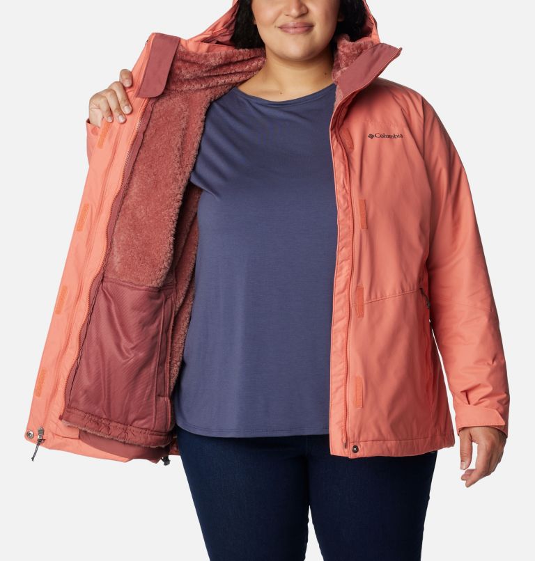 Thumbnail: Women's Bugaboo II Fleece Interchange Jacket - Plus, Color: Faded Peach, image 10