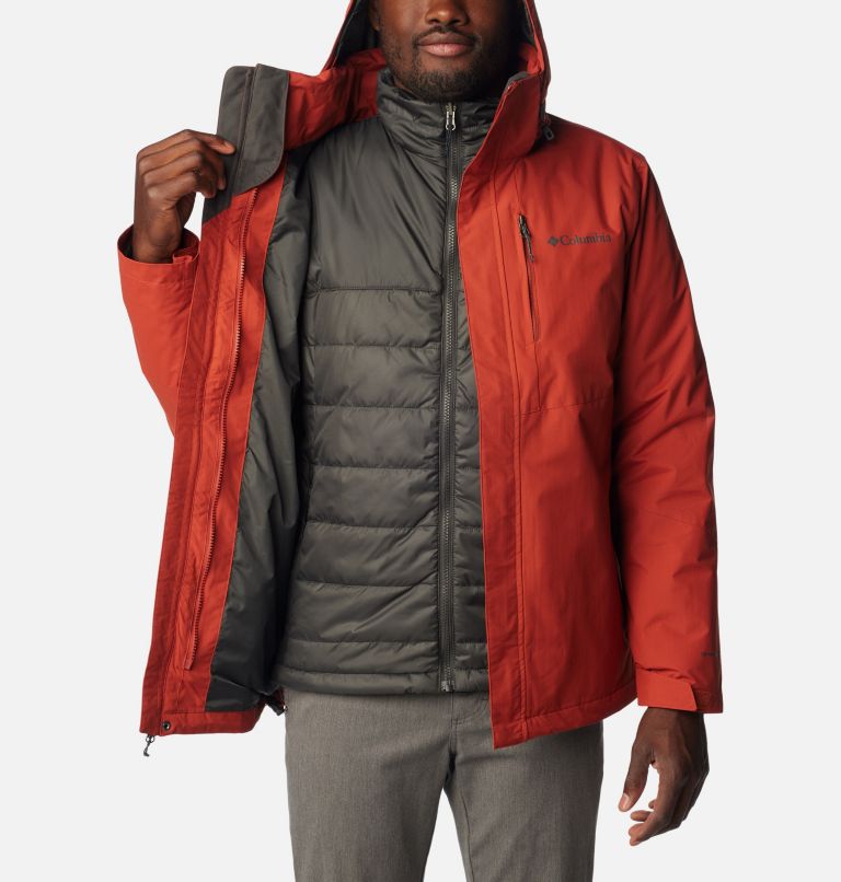 Men's Element Blocker II Interchange Jacket, Color: Warp Red, image 8